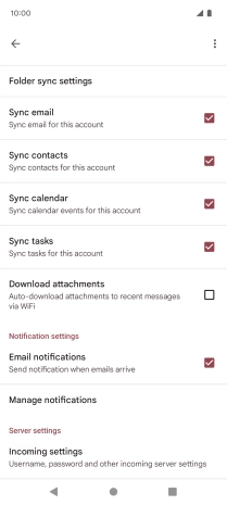 Press the field next to 