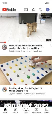 Press the upload icon.