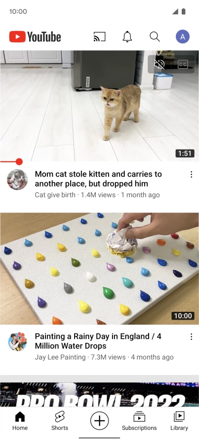 Press the upload icon.