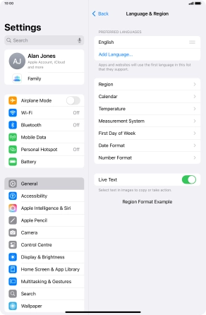 Press Add Language....