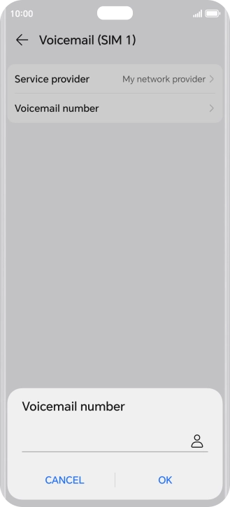 Key in +447836121121 and press OK.