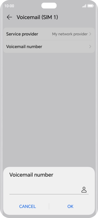 Key in +447836121121 and press OK.