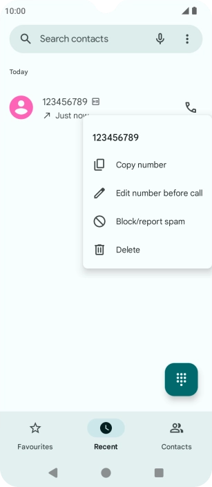 Press Block/report spam.