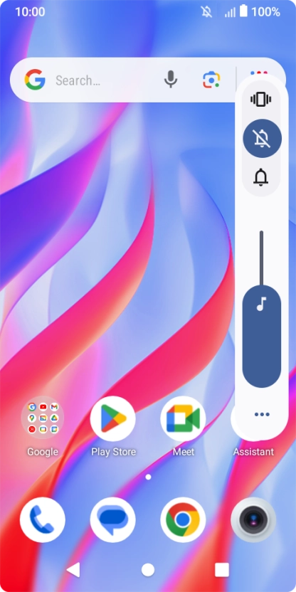 Press the sound icon to turn off silent mode. Press the sound icon to turn off silent mode.