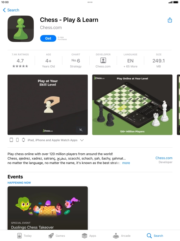 Press Get and follow the instructions on the screen to install the app. Press Get and follow the instructions on the screen to install the app.