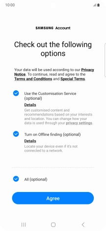Press Agree. Press Agree.