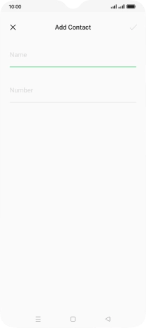 Press Name and key in the required name.