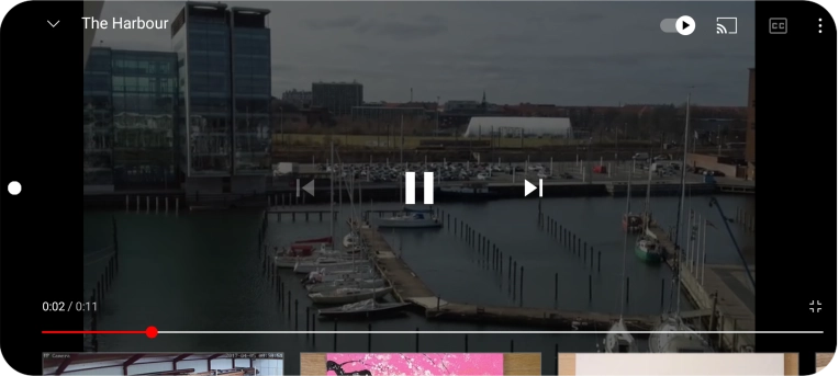 Slide your finger upwards on the screen. Slide your finger upwards on the screen.