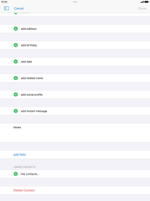 Press link contacts....