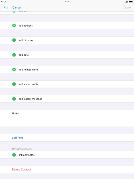 Press link contacts....