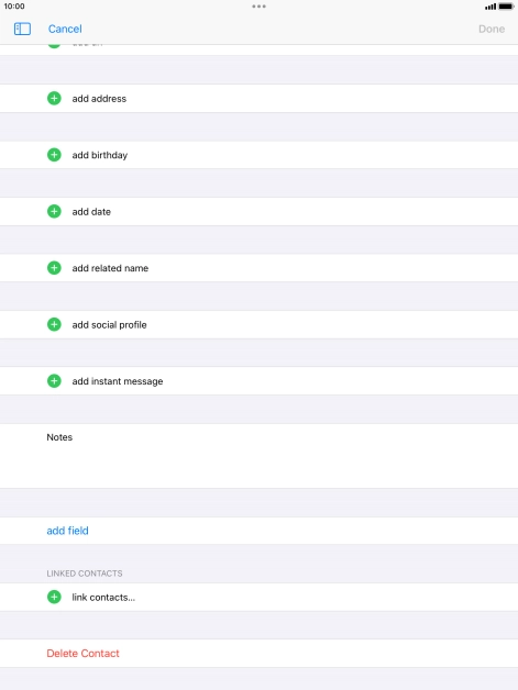 Press link contacts....