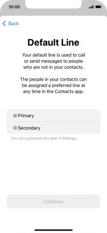 Press the required price plan.