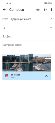 Press the field next to 