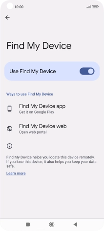 Press the Home key to return to the home screen.