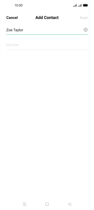 Press Number and key in the required phone number. Press Number and key in the required phone number.