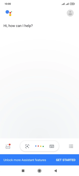 Say, in your own words, what you would like your phone to do, e.g.: OPEN [application], CALL [contact], SEARCH FOR [information]. It's not necessary to use a specific command for each function.