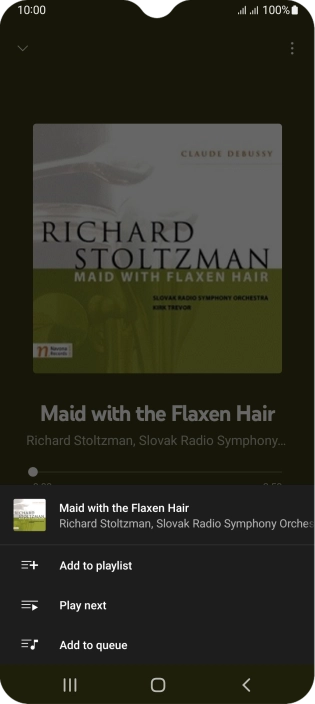 Press Add to playlist.