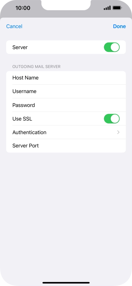 Press Authentication.