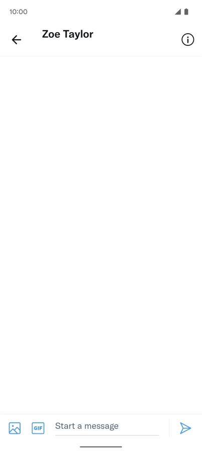 Press the text input field.