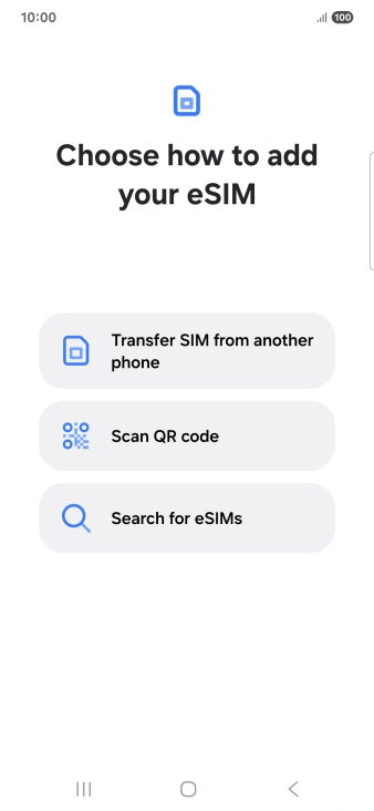Press Scan QR code. Press Scan QR code.