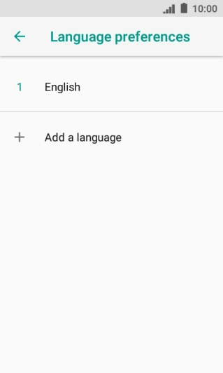 Press Add a language.