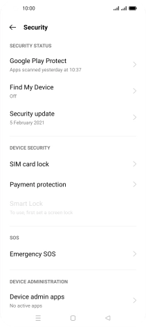 Press Find My Device. Press Find My Device.