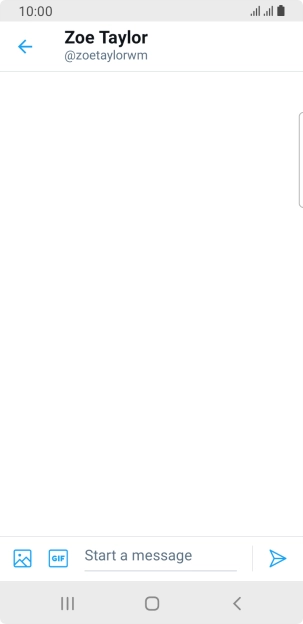 Press the text input field.