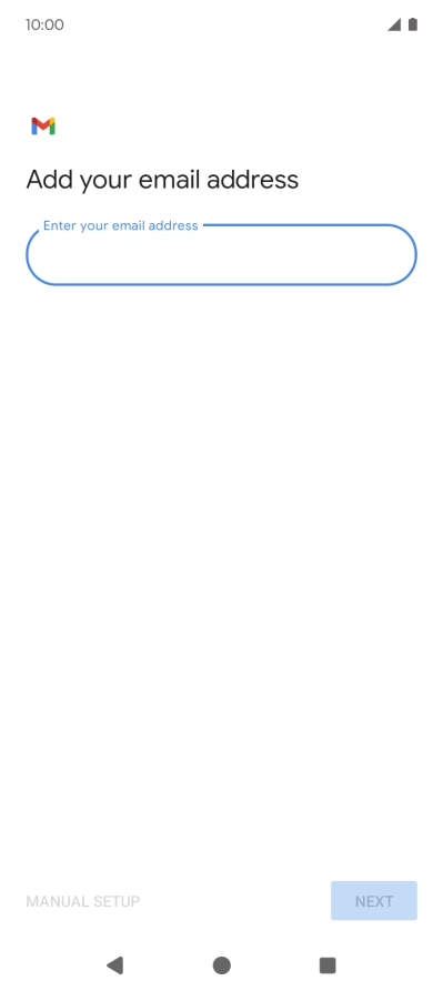 Press the field below 