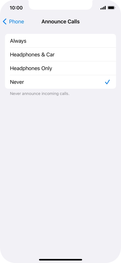Press Always to turn on the function when silent mode is turned off.