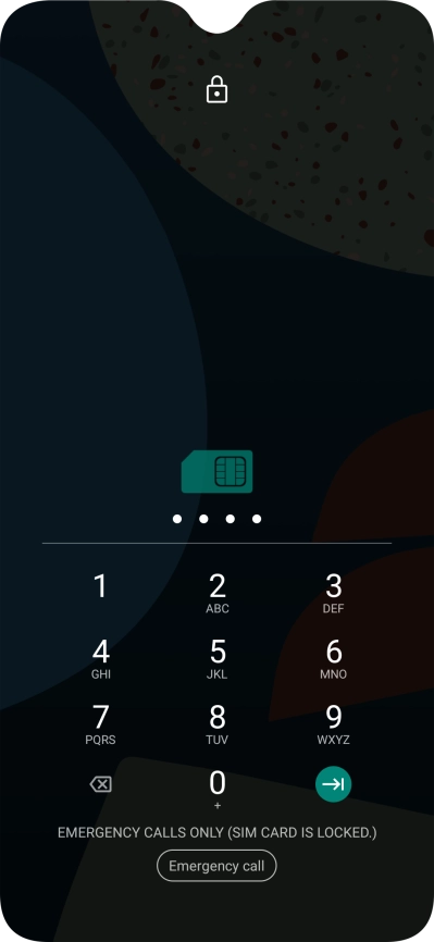 If you're asked to key in your PIN, do so and press the confirm icon.