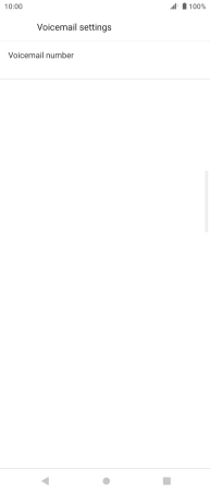 Press Voicemail number.