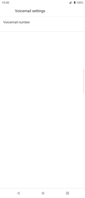 Press Voicemail number.