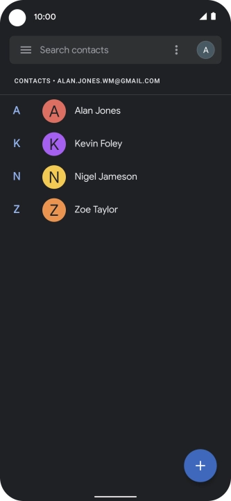 Slide your finger upwards starting from the bottom of the screen to return to the home screen.