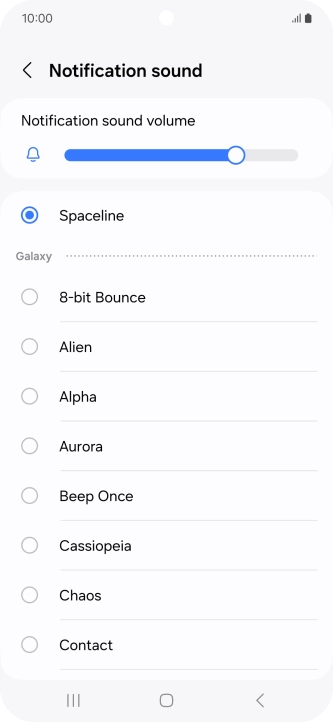 Press the required message tones to hear them.