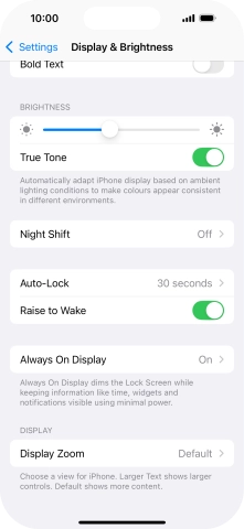 Press the indicator next to Press the indicator next to