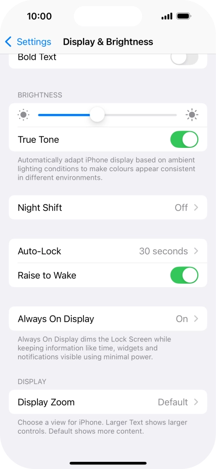 Press the indicator next to Press the indicator next to