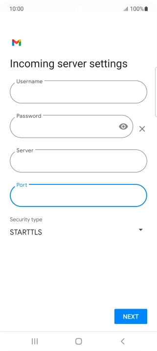 Press the drop down list below 