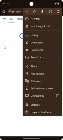 Press Settings. Press Settings.