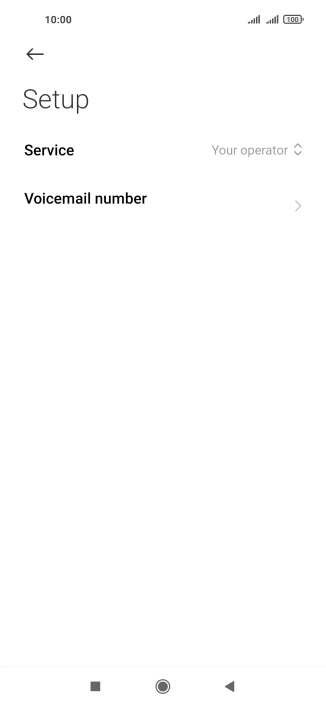 Press Voicemail number.