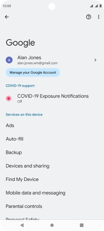 Press Find My Device.