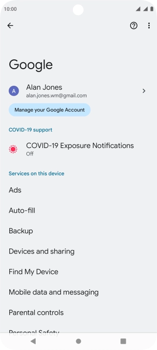 Press Find My Device.