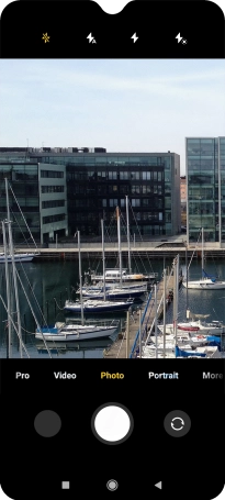 Press the required setting.