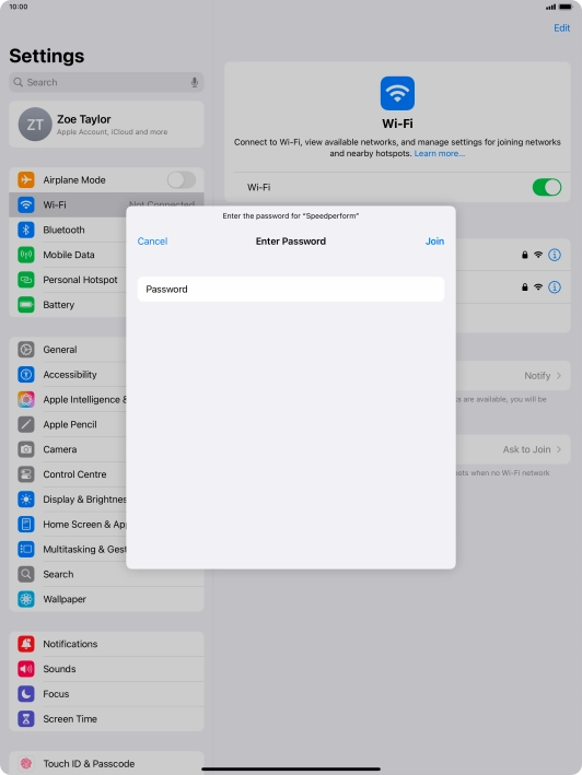 Press Join. Press Join.