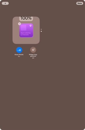 Press Smart Rotate to turn the function on or off.