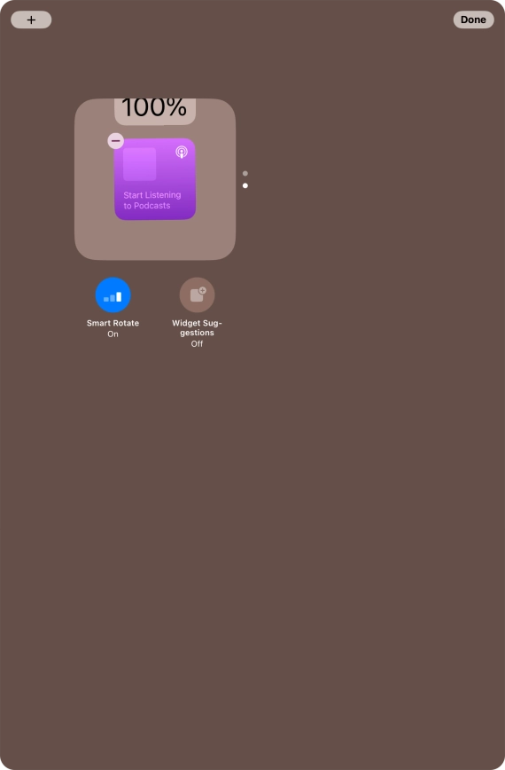Press Smart Rotate to turn the function on or off.