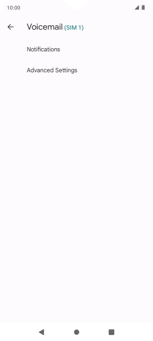 Press Advanced Settings. Press Advanced Settings.