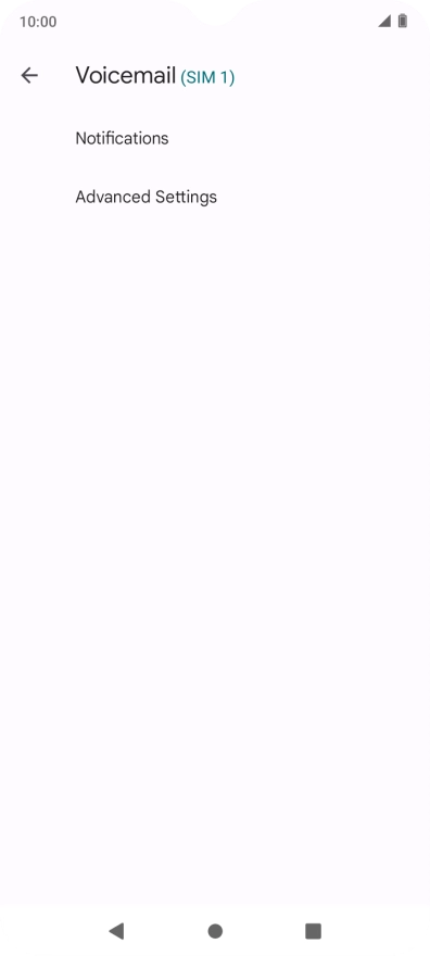 Press Advanced Settings. Press Advanced Settings.