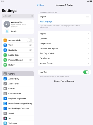 Press Add Language.... Press Add Language....