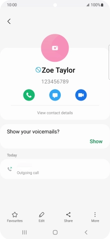 Press the Home key to return to the home screen.