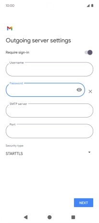 Press the field below 